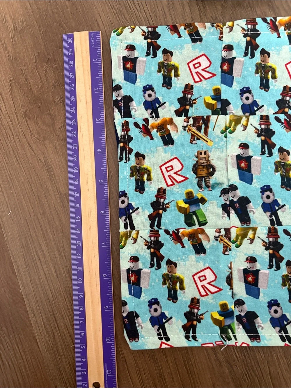 Roblox Kids Play Mat and Mini Pillows - Light Blue